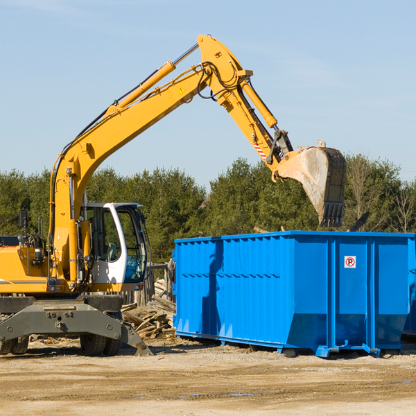 are there any restrictions on where a residential dumpster can be placed in Boiling Springs North Carolina